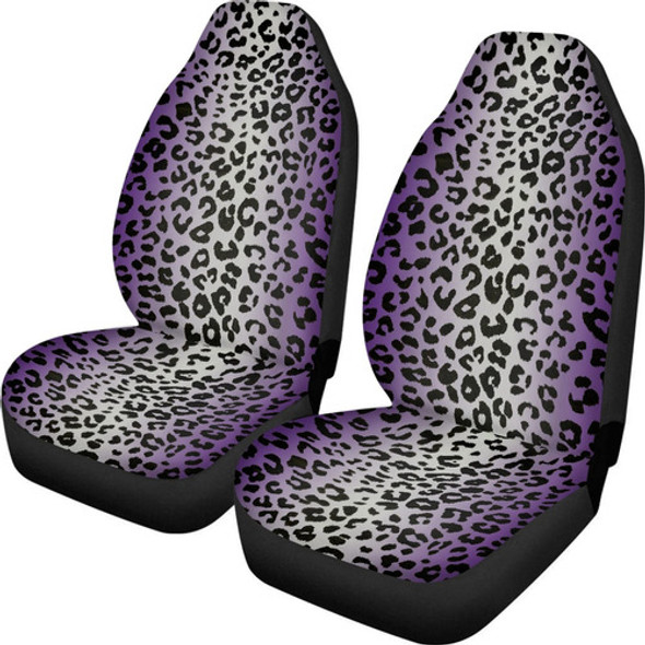 Ledback Juego De 2 Fundas De Asiento De Automvil De Leopardo 0