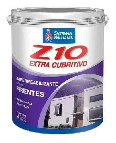 Z10 Pintura Latex Exterior 10 Lts Antihongo Sherwin Williams 0
