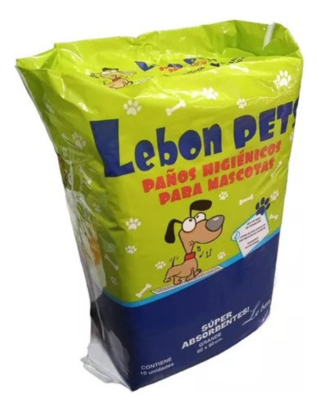 Paños Sanitarios Perros Absorbente Entrenamiento 90x60 X5 Un 1