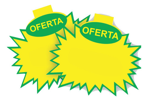 Splash Oferta Verde Supermercado 16x14 Cm - 100 Und 0