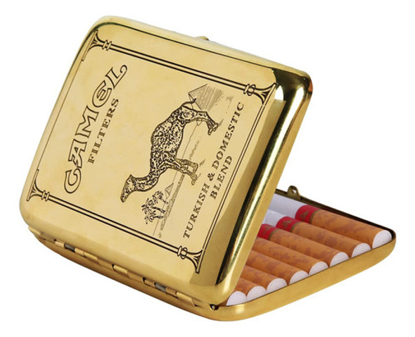 Estuche De Metal Vintage Para Cigarrillos 0