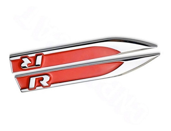 Insignia Decorativa R P/ Volkswagen Tiguan Bora Vento Voyage 0 Insignia Decorativa R P/ Volkswagen Tiguan Bora Vento Voyage 0