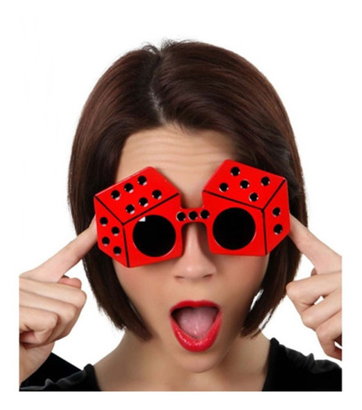 Combo Anteojos Dados X3 Cotillon Disfraz Fiesta Vs Colores 0
