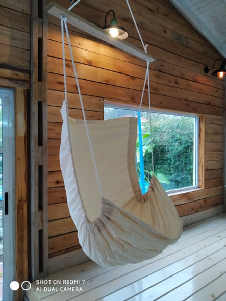 Hamaca Paraguaya Silla Colgante + Kit Instalación 1