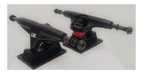 Trucks De Skate Lab X2 Aluminio 127 Mm 5.0 Importados Negros 1 Trucks De Skate Lab X2 Aluminio 127 Mm 5.0 Importados Negros 1