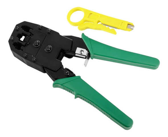 Pinza Crimpeadora + Pela Cable De Red  Rj45 Rj11 Rj12 0