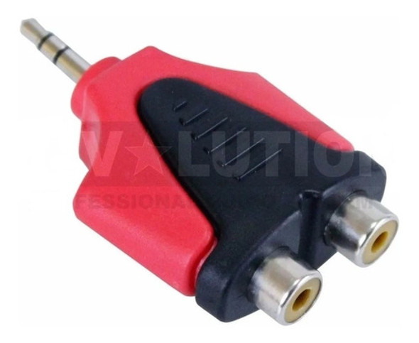 Adaptador Plug Spica 3,5 Mm Macho Estereo A Doble Rca Hembra 1
