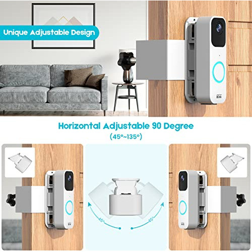Soporte Antirrobo Para Timbre Qenspe Para Parpadear, Sin Nec 1