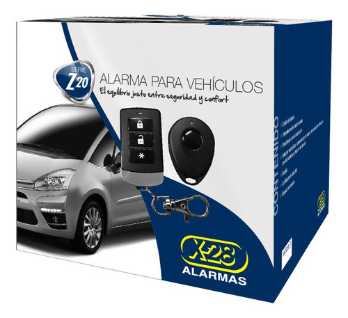 Alarma Auto Z20 Rs Sirena Presencia Volumétrica  X28 Alarmas 0
