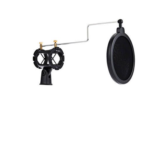 Suporte Anti Choque E Popfilter P/ Microfone Estúdio Csr S1 1