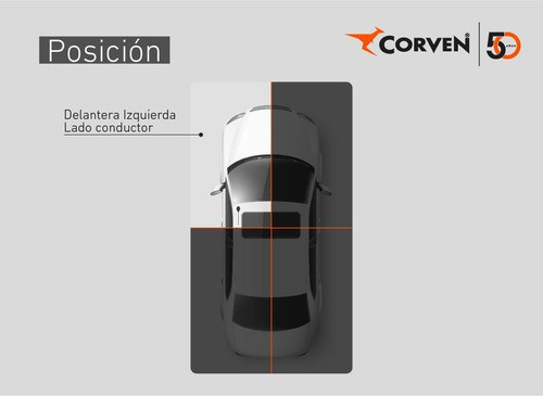 Rotula Corven Volkswagen Gol (98') Del. Inf. Izq. 1