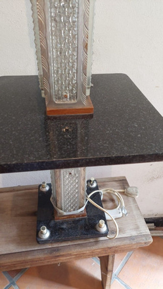 Lampara De Pie De Marmol Vintage 1