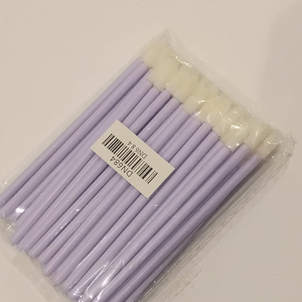 50 Unidades Pincel Aplicador De Batom Gloss Lilas 1