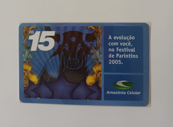 Cartão Telefônico Pré-pago Festival De Parintins. Pasta 37. 0