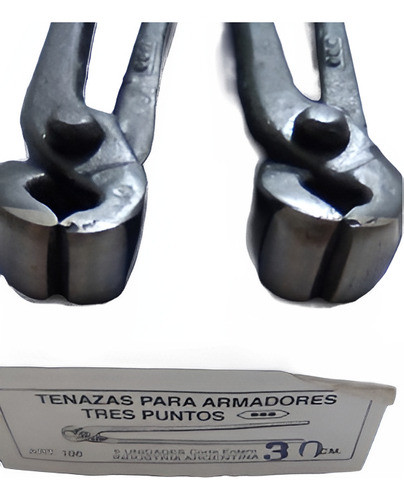 Tenaza Armador Tres Puntos Corte Entero De 30 Cm (x) 6 Unidades 0