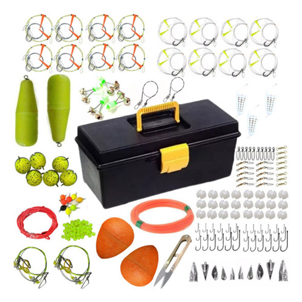 Combo Pesca Super Completo + Caja Con Bandeja Rio Laguna +++ 0