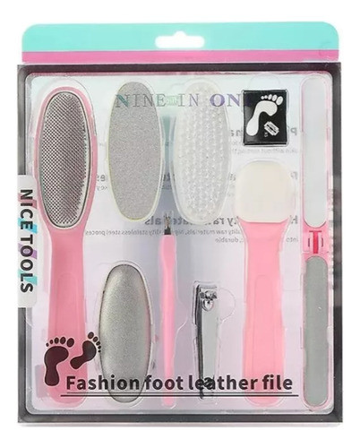 Set De Pedicura 9 Piezas Diseño Profesional Podologia Pies 0
