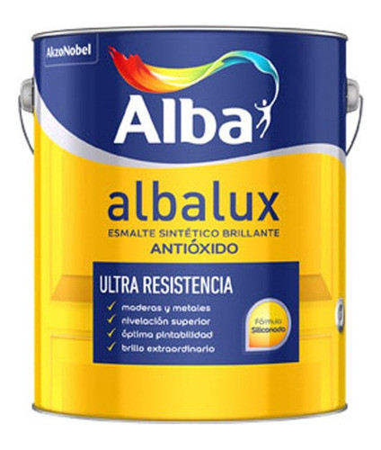 Esmalte Sintetico Albalux Blanco Brillante X 4lts Pintumm 0