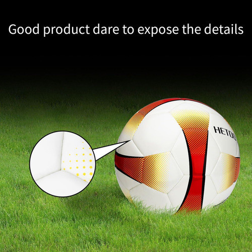 Hetoo Balón Fútbol Impermeable Tamaño 5 1