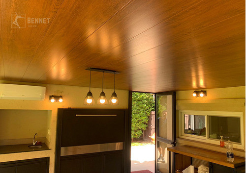 Revestimiento Pared Placa Pvc Machimbre Madera 1
