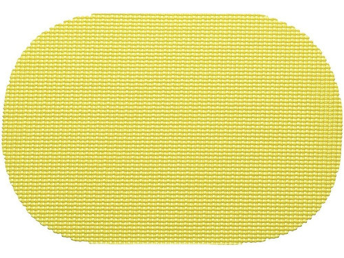 Kraftware 13936 Fishnet Placemat Dz, Oval, Limón 0