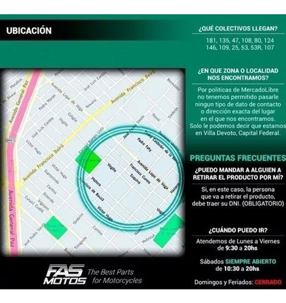 Guardabarro Delantero Honda Tornado Blanco No Original Fas 1