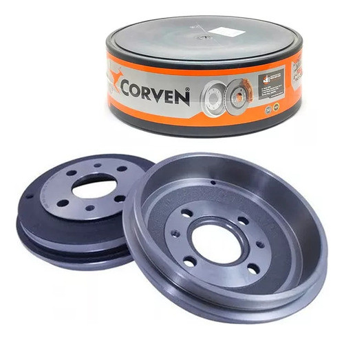 Kit X2 Campana Freno Trasera Corven Palio 1996 - 2017 0