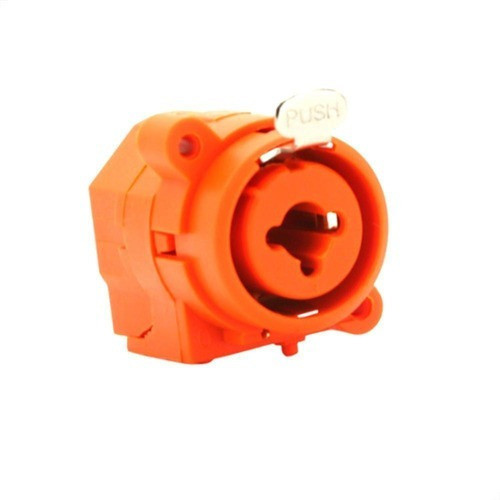 Conector Combo Xrl / P10 Profissional Laranja - Kit Com 5 0