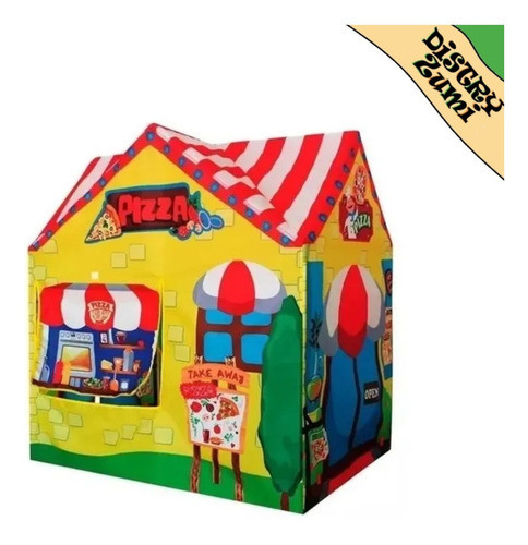 Carpa Casa Casita Pizzeria Niños Desmontable--distryzumi-- 1