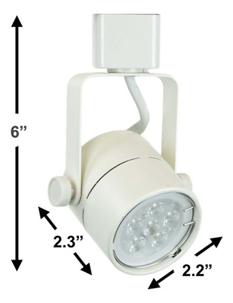 Directlighting 50154l Blanco Gu10 Led Track Lighting Head Co 1