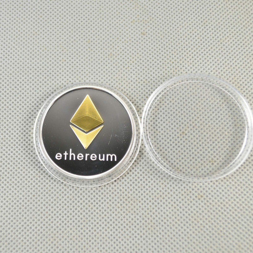 Robmar U.s.a.-ethereum Fisico Bañado  Oro Y Plata 2021 1