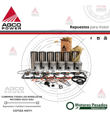 Pistones Para Agco Sisu Power | Todos Los Modelos 1