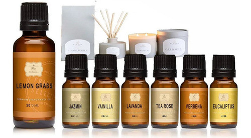 Combo 5 Esencias, Frag A Elección, Cosmética, Jabón, Velas 1