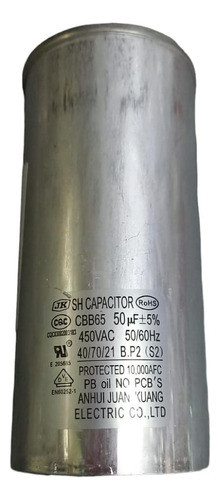 Capacitor Atma De 50 Microfalarios 450 V Ac Metalico 1