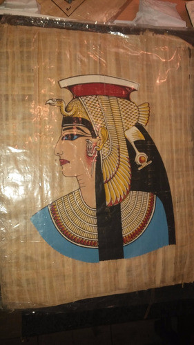 5 Papiros Egipcios Originales Pintados A Mano 0