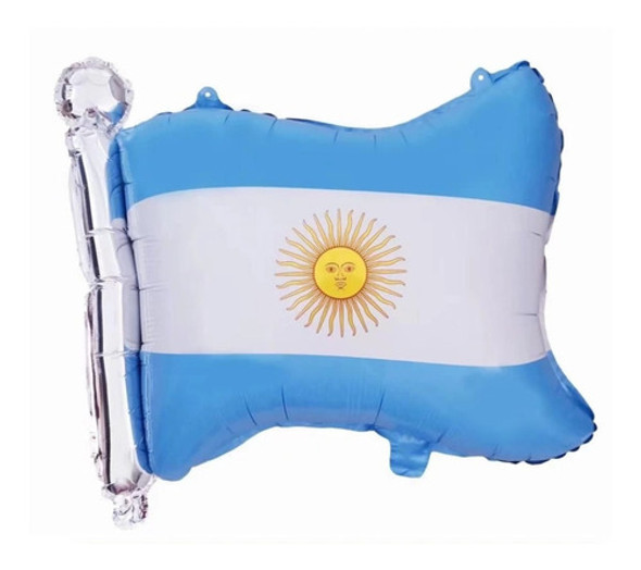 Globo Bandera Argentina Grande 66x55 Cm. 0