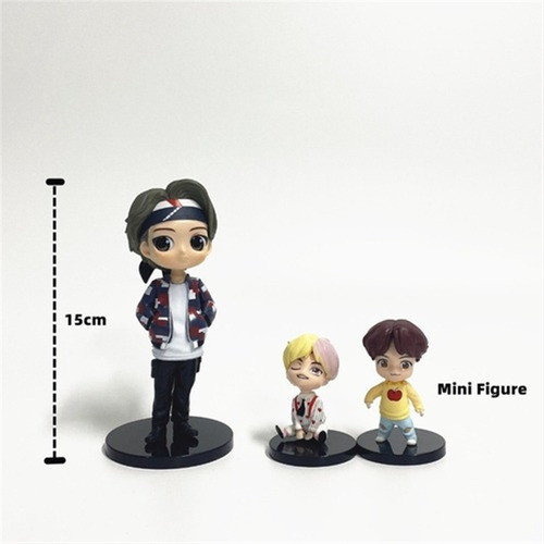 I 7 Unidades / Conjunto Bangtan Boys Grupos Figuras De Ação 1