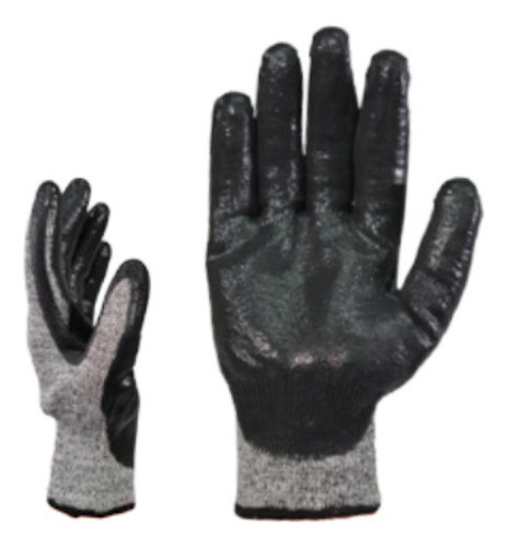 Guante Anticorte Nitrilo Nivel 5 Certificado T10 Dps X 6 Un 0