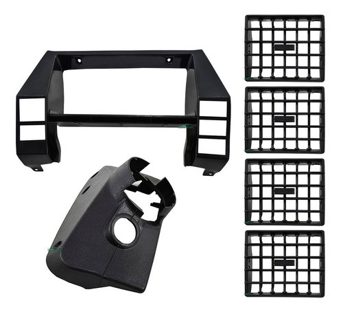 Kit Capa Chave Seta + Moldura Painel 4 Difusor Gol Quadrado 0