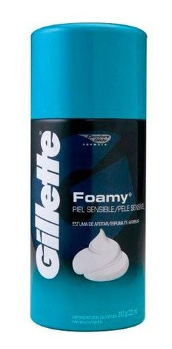 Pack X 12 Unid Espuma Afeitar  Foamy Sski 311 Gr Gillete Cr 0