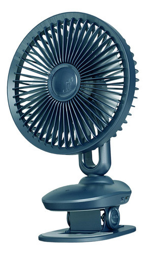 Clipe No Ventilador De Mesa Usb Com Luz Compacto Azul 0