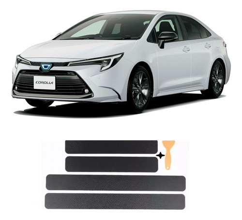 Accesorio Tuning Cubre Zócalos Carbono Toyota Corolla 2020 0