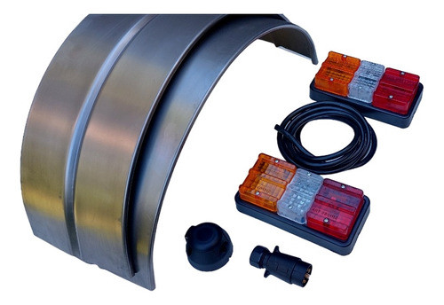 Kit Luces Con Marcha Atras + Guardabarros Para Trailer 0