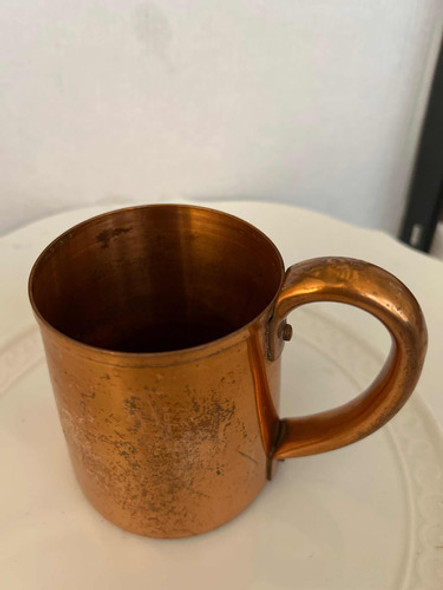 Antigua Jarrita Bronce Jarra Lechera Chocolatera 0