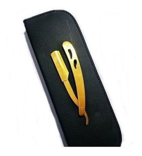 Navalha Profissional Para Cabeleireiro Inox + Estojo 1 Un 0
