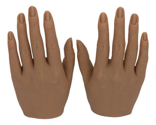 Prática De Unhas De Mão Fornece Mãos Falsas Pele Normal 0