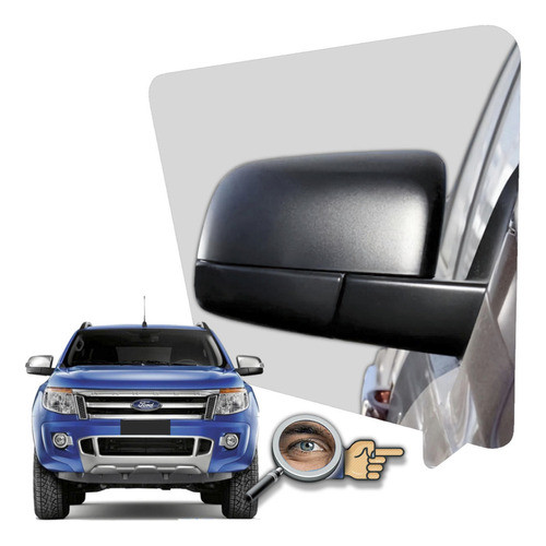 Ranger 2012 22 Par Cubre Espejos Negro Raptor  Tuningchrome 0