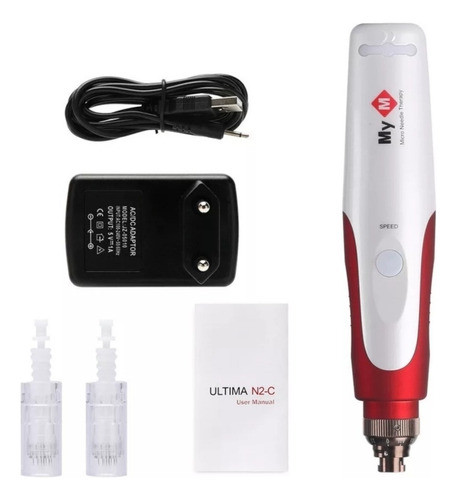 Dermapen Caneta Microagulhamento + 10 Cartuchos De Brinde 0