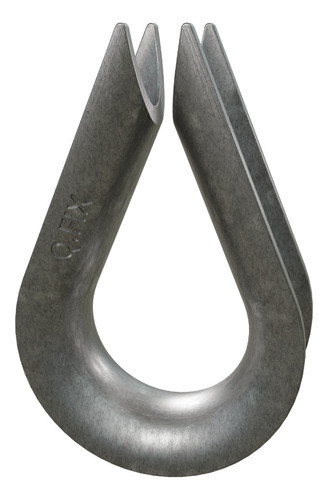 Kit C/100 Sapatilha Leve Aço Maleavel Para Cabo De Aço 5/16 0