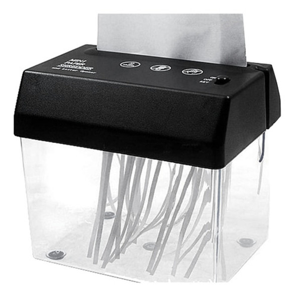 Triturador De Papel Elétrico Portátil Usb Operado Por Bateri 0